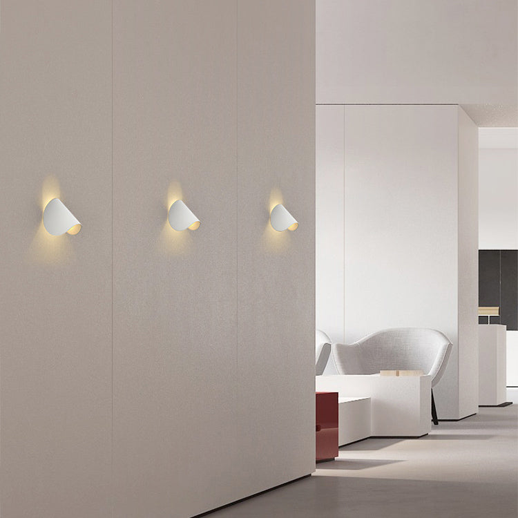 Round Free Adjustment Aluminum Wall Lamp