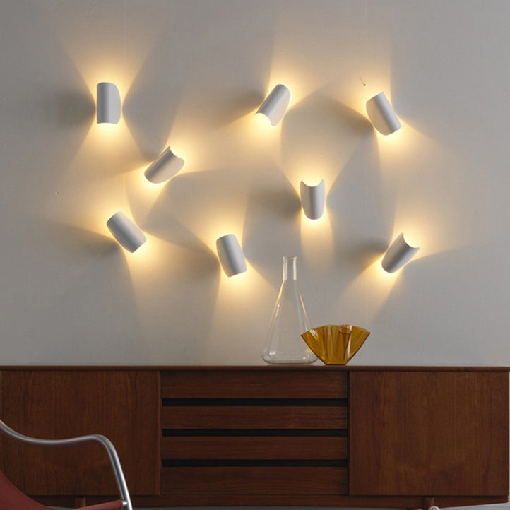 Round Free Adjustment Aluminum Wall Lamp