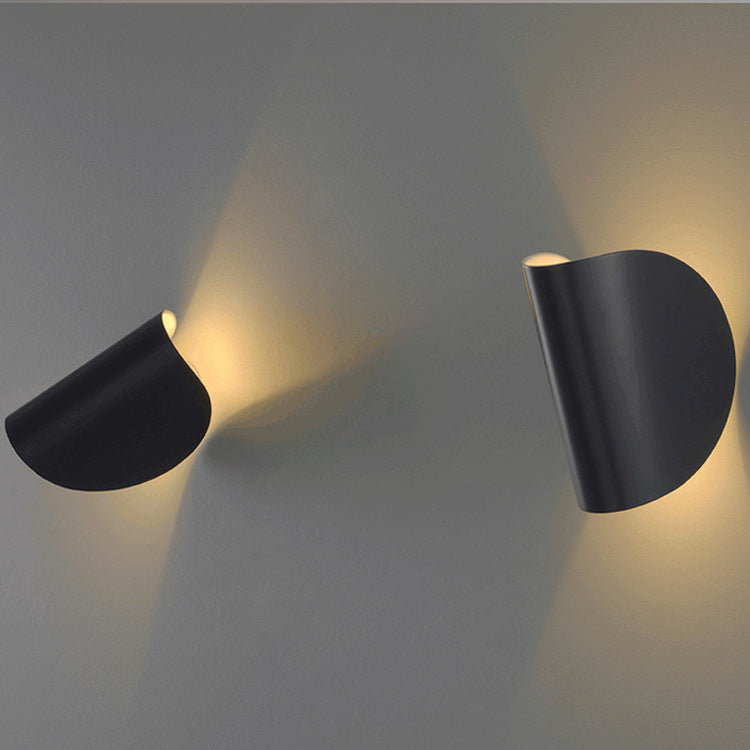 Round Free Adjustment Aluminum Wall Lamp