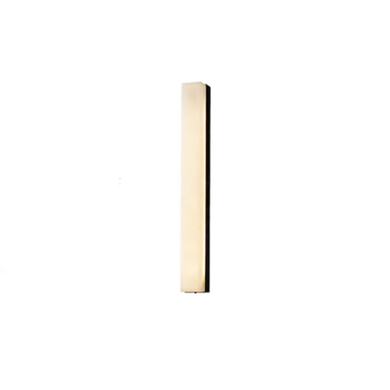 Long Strip Copper Marble Wall Lamp