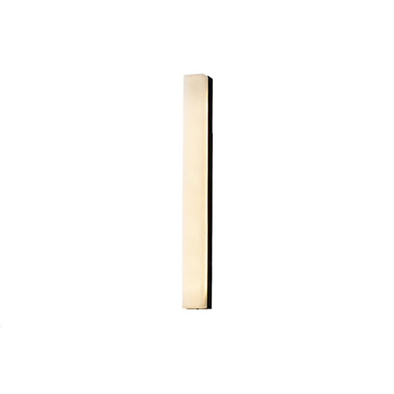 Long Strip Copper Marble Wall Lamp