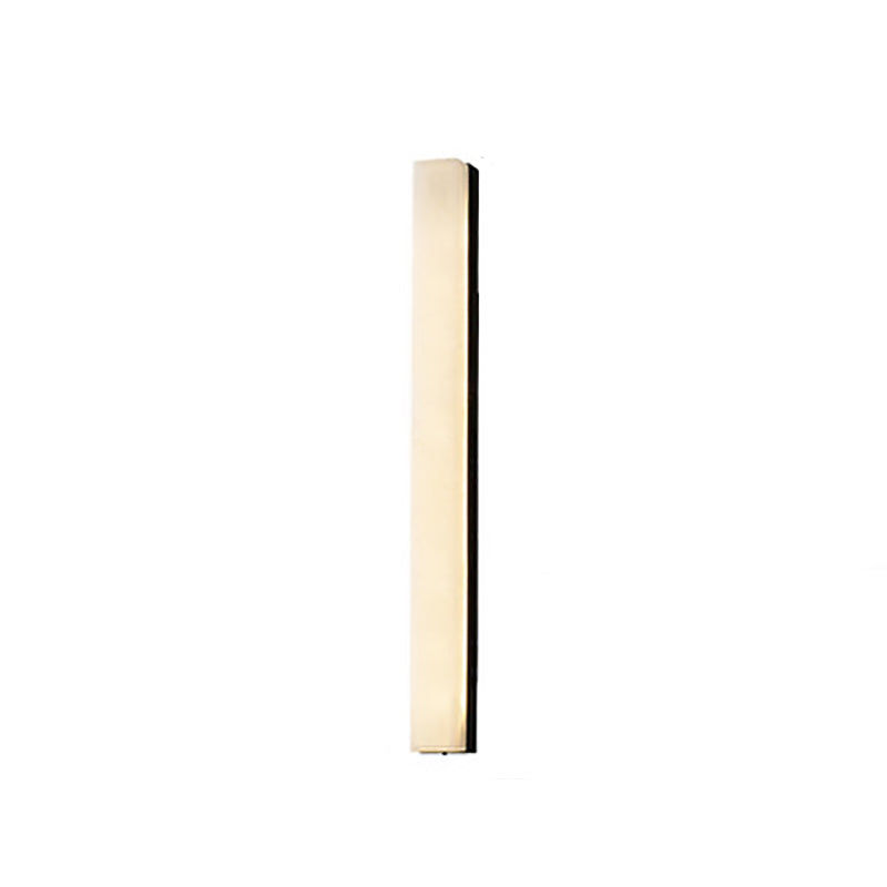 Long Strip Copper Marble Wall Lamp