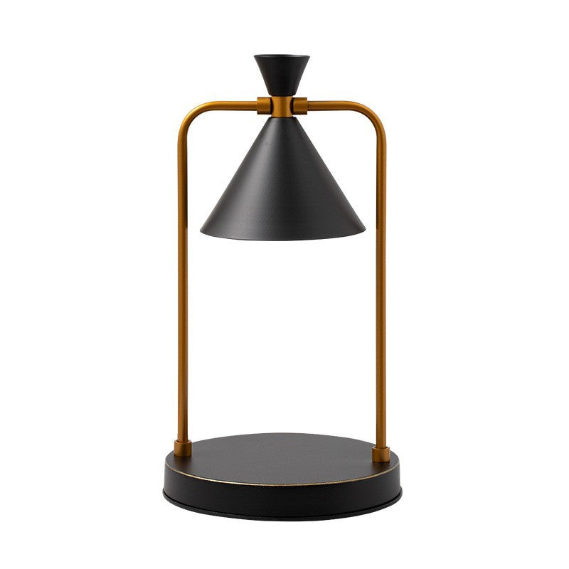 Iron Cone Steel Melting Table Lamp