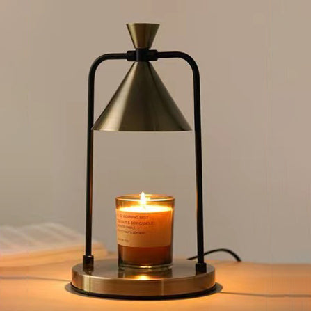 Iron Cone Steel Melting Table Lamp