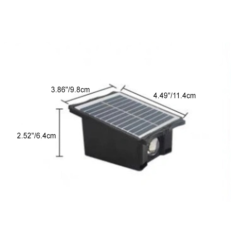 Rectangle Silicone ABS Patio Outdoor Light