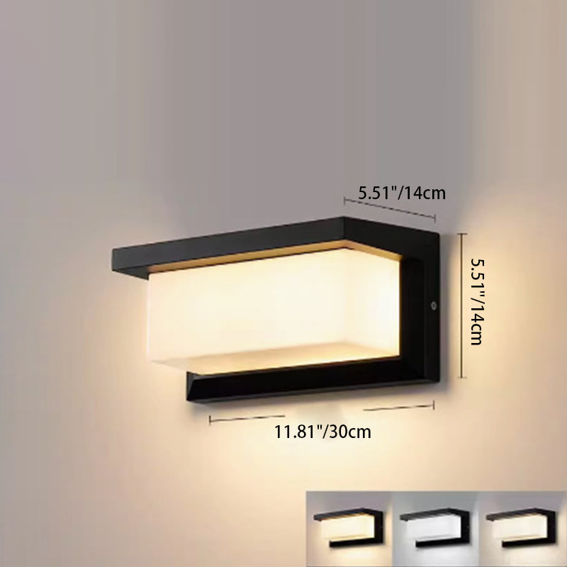 Aluminum Acrylic PC Patio Outdoor Light
