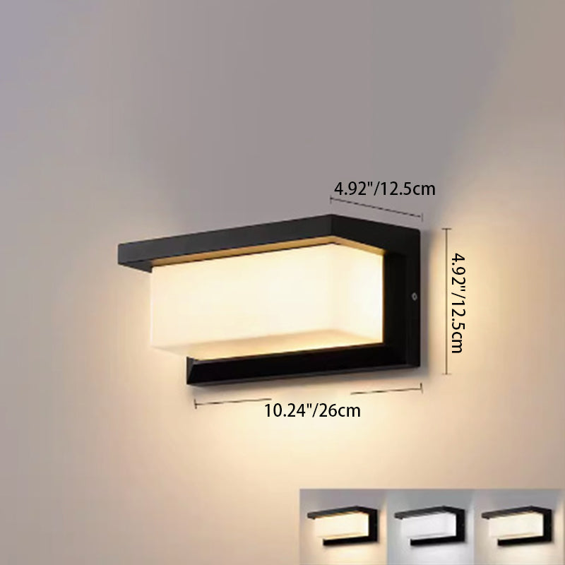 Aluminum Acrylic PC Patio Outdoor Light