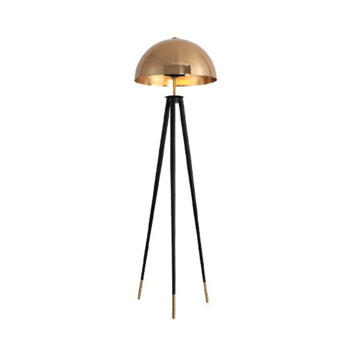 Aluminum Iron Semicircular Lampshade Floor Lamp
