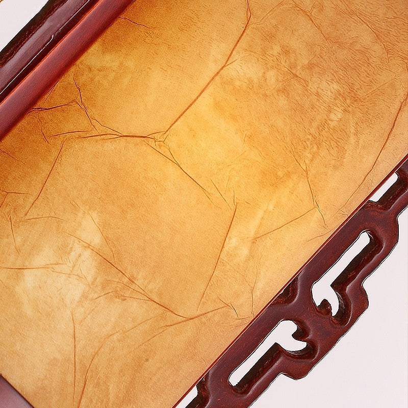 Cylinder Imitation Sheepskin Lampshade Wall Lamp