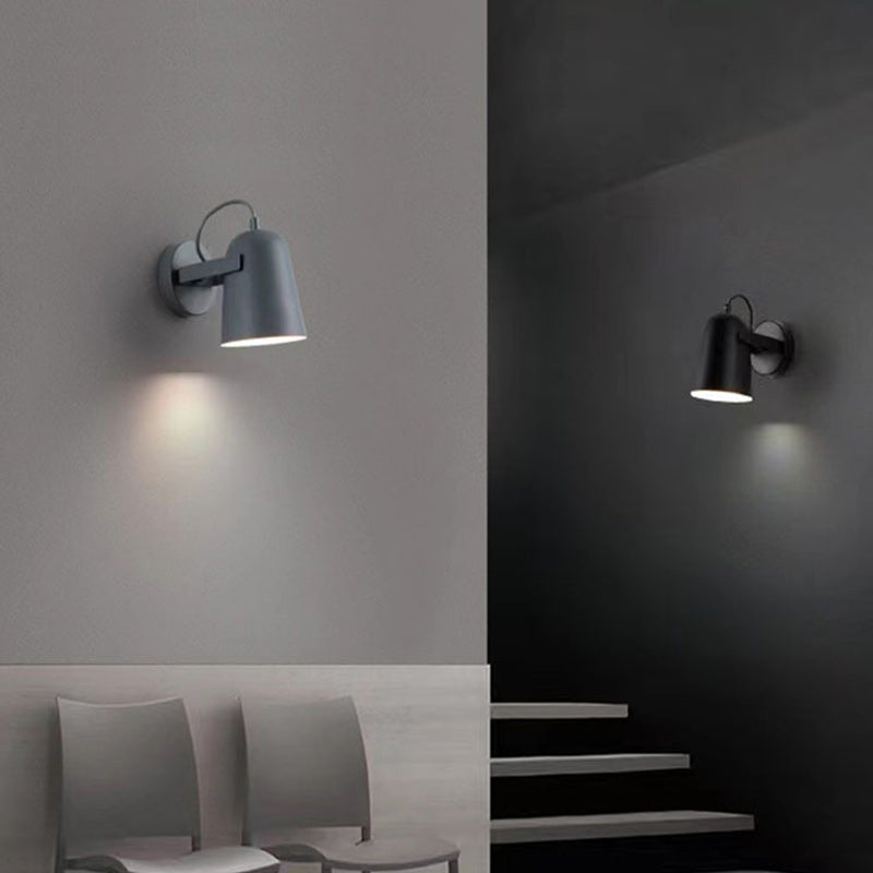 Macarons Rotatable Iron Lampshade Wall Lamp