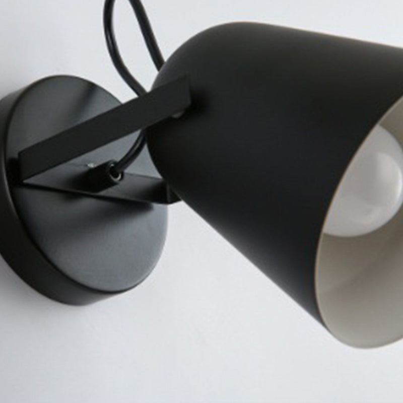 Macarons Rotatable Iron Lampshade Wall Lamp
