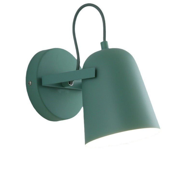 Macarons Rotatable Iron Lampshade Wall Lamp