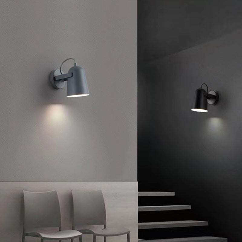 Macarons Rotatable Iron Lampshade Wall Lamp