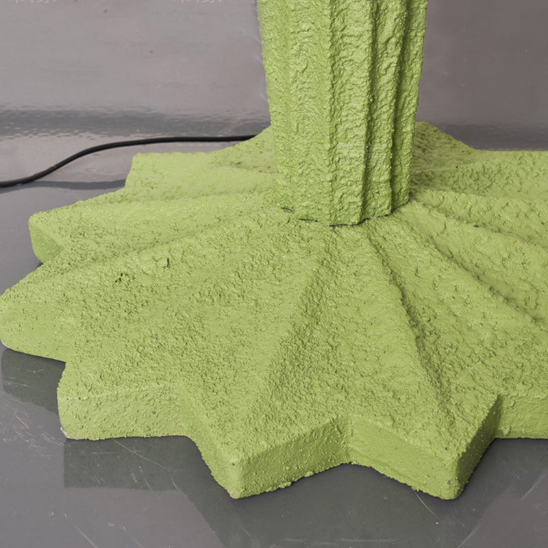 Cactus Resin Glass Living 4-Light Floor Lamp