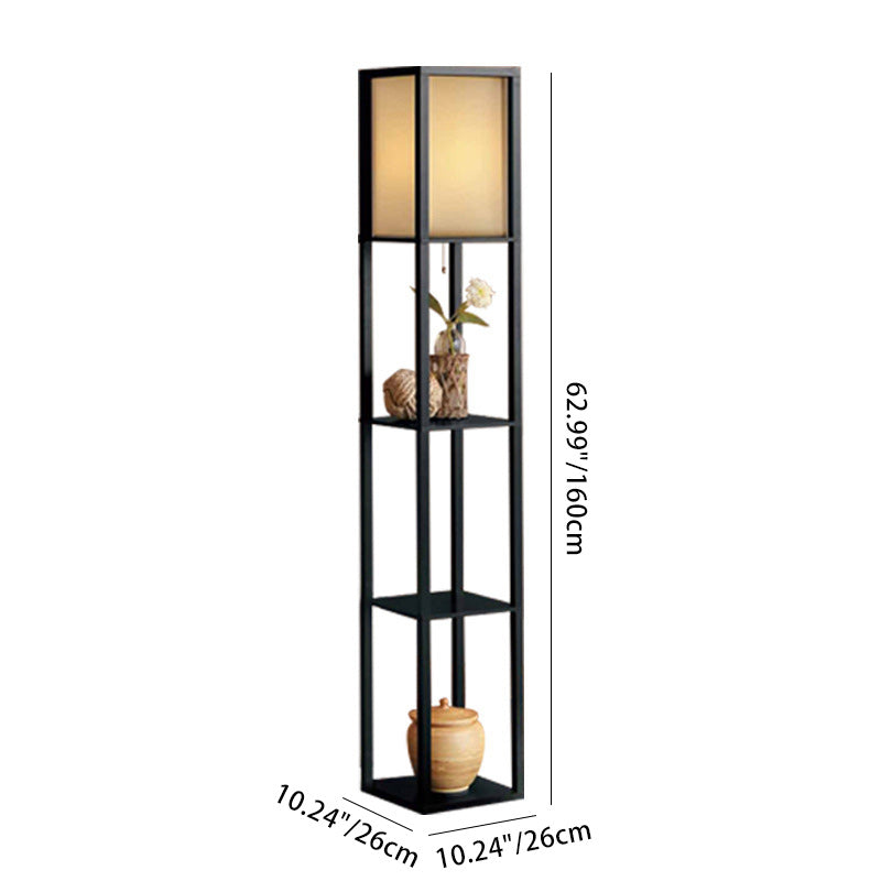 Modern Simplicity Fabric Living Floor Lamp