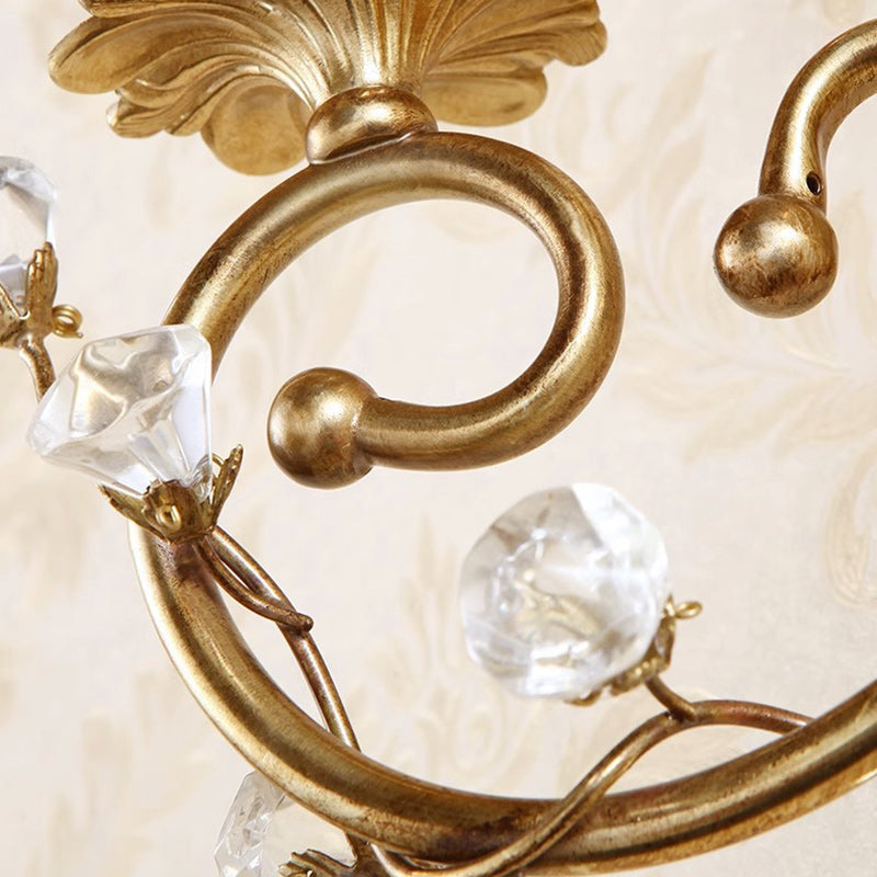 Phoenix Full Copper Fabric 2-Light Wall Lamp