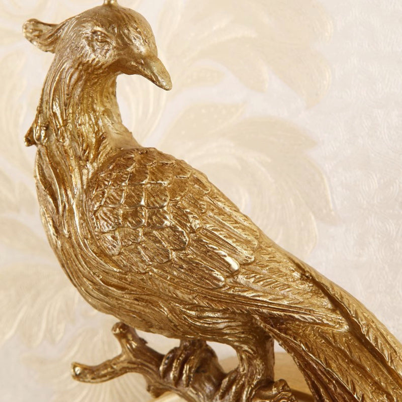 Phoenix Full Copper Fabric 2-Light Wall Lamp