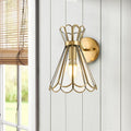 Cone Full Copper Glass Wall Lamp