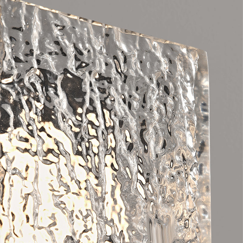 Square Aluminum Acrylic Transparent Wall Lamp