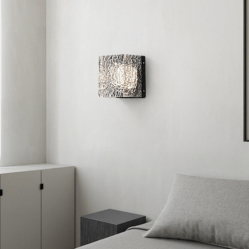 Square Aluminum Acrylic Transparent Wall Lamp