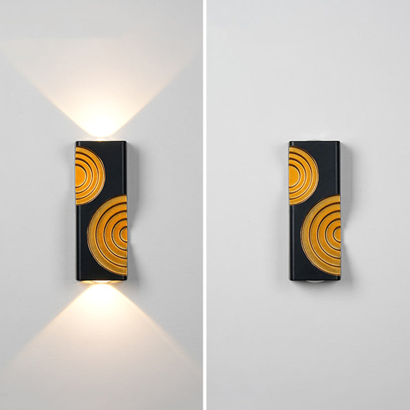 Rectangle Cube Aluminum Patios Outdoor Light