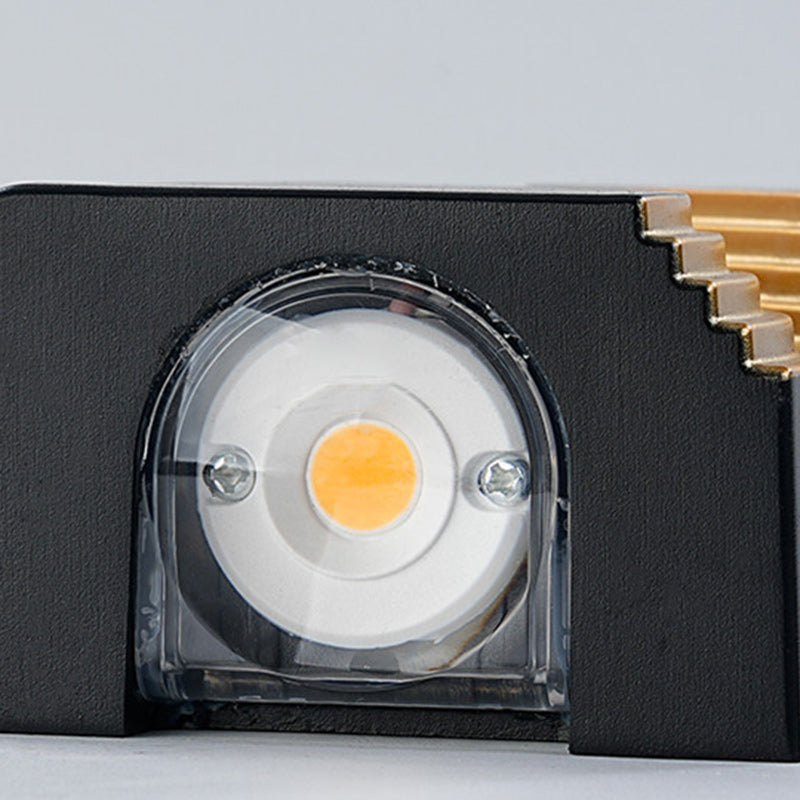Rectangle Cube Aluminum Patios Outdoor Light