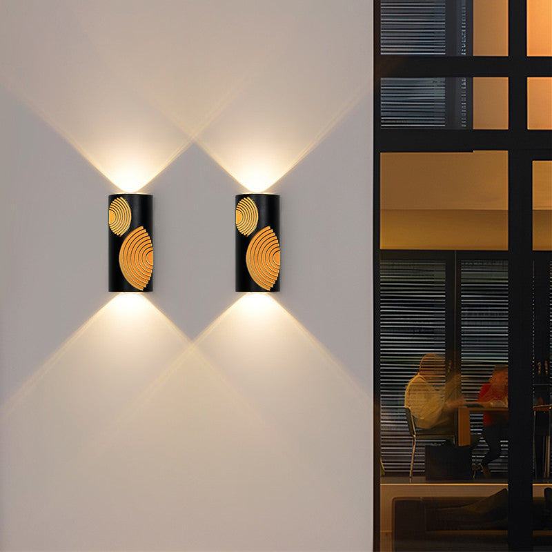 Rectangle Cube Aluminum Patios Outdoor Light