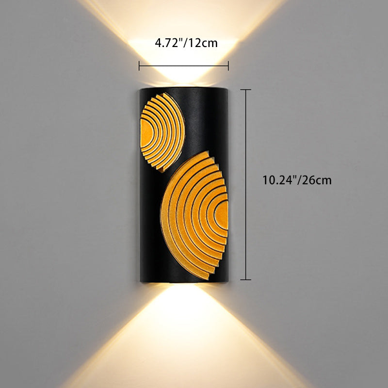 Rectangle Cube Aluminum Patios Outdoor Light