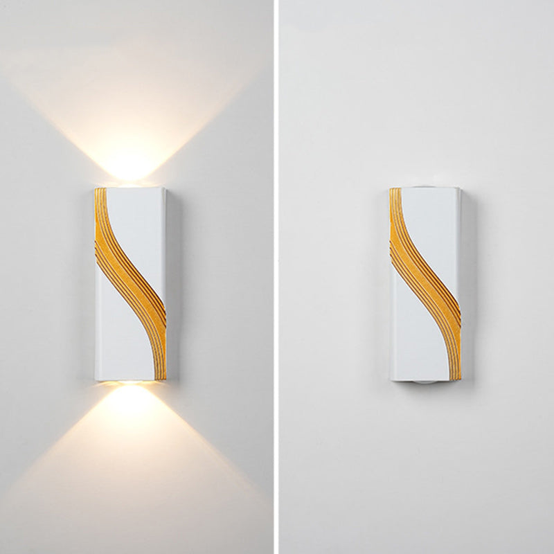 Rectangle Cube Aluminum Patios Outdoor Light