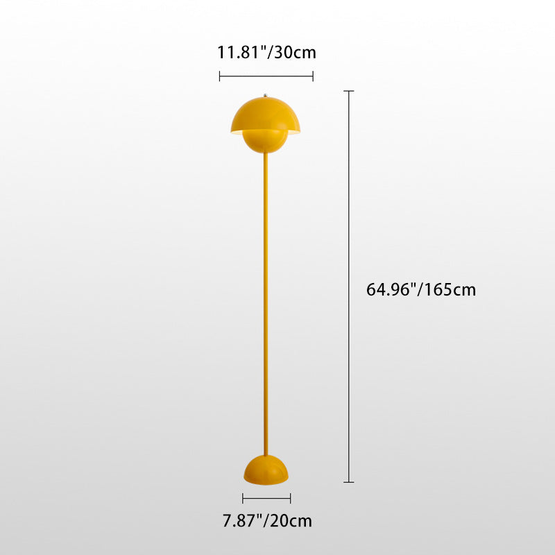 Contemporary Scandinavian Mushroom Hardware Floor Lamp