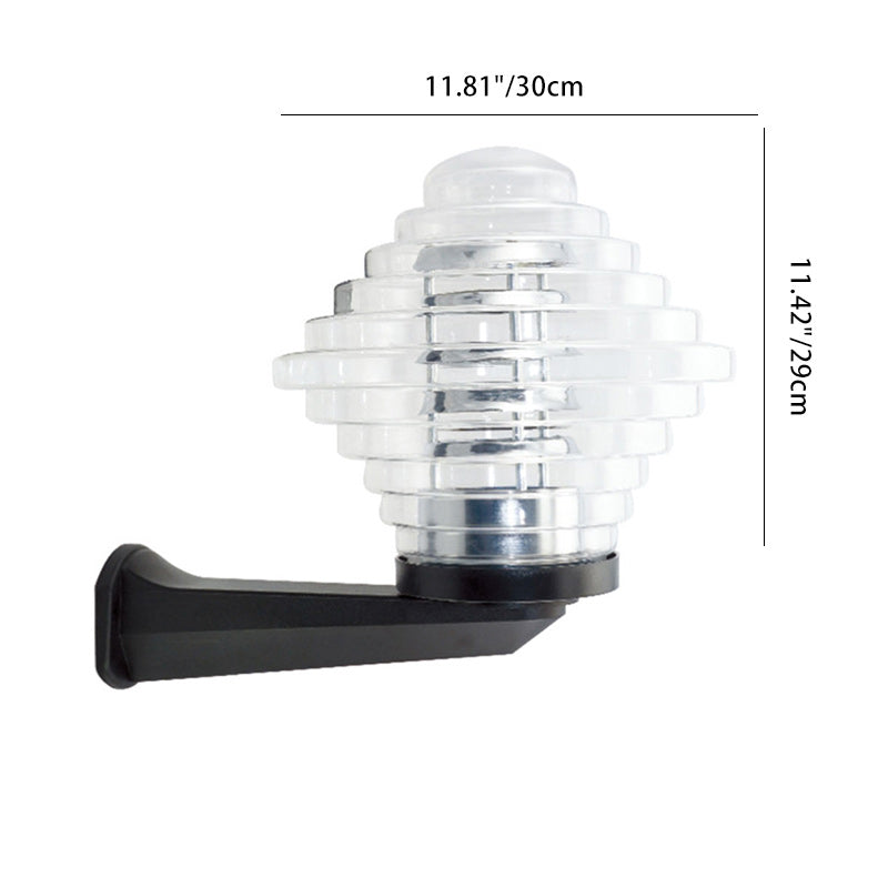 Pyramid Shape Polystyrene UV Outdoor Light