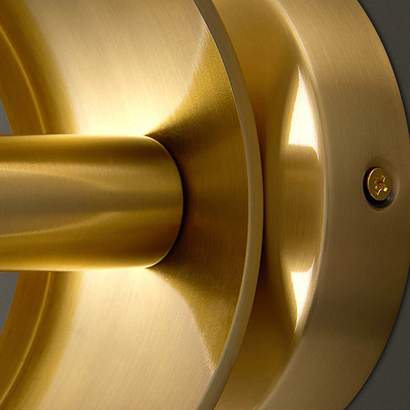Round Rotatable Full Copper Wall Lamp