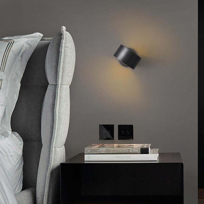 Round Rotatable Full Copper Wall Lamp