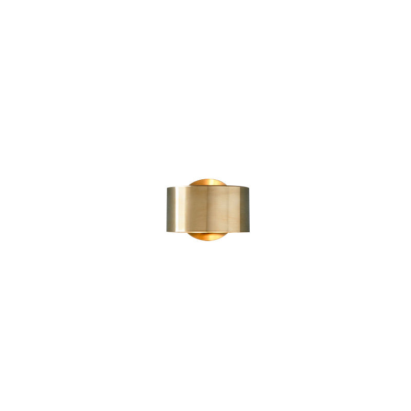 Round Rotatable Full Copper Wall Lamp