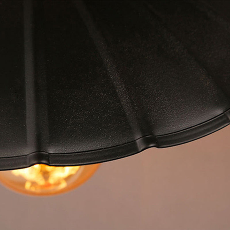 Umbrella Shape Iron Lampshade Wall Lamp