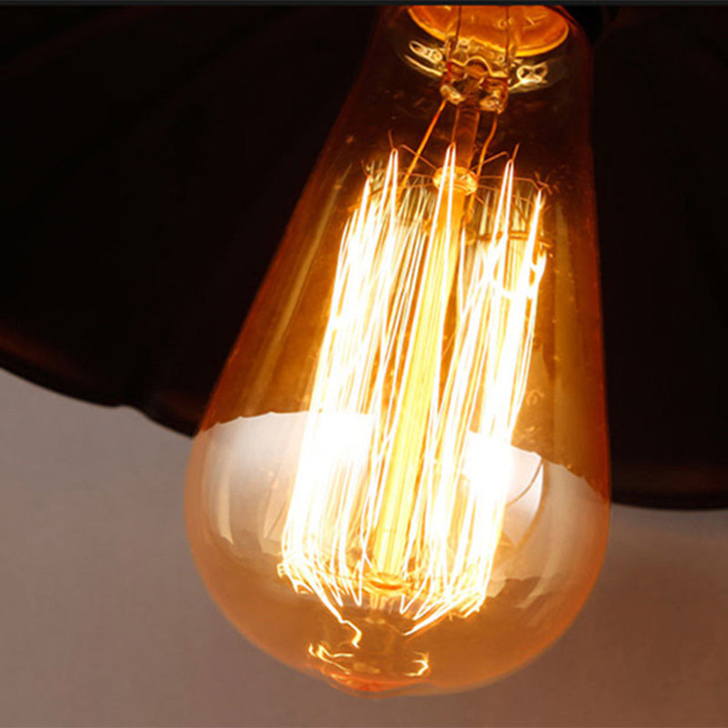 Umbrella Shape Iron Lampshade Wall Lamp
