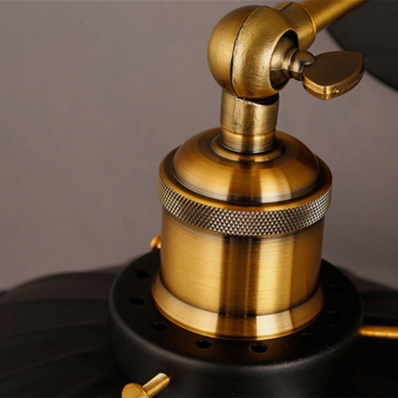 Umbrella Shape Iron Lampshade Wall Lamp
