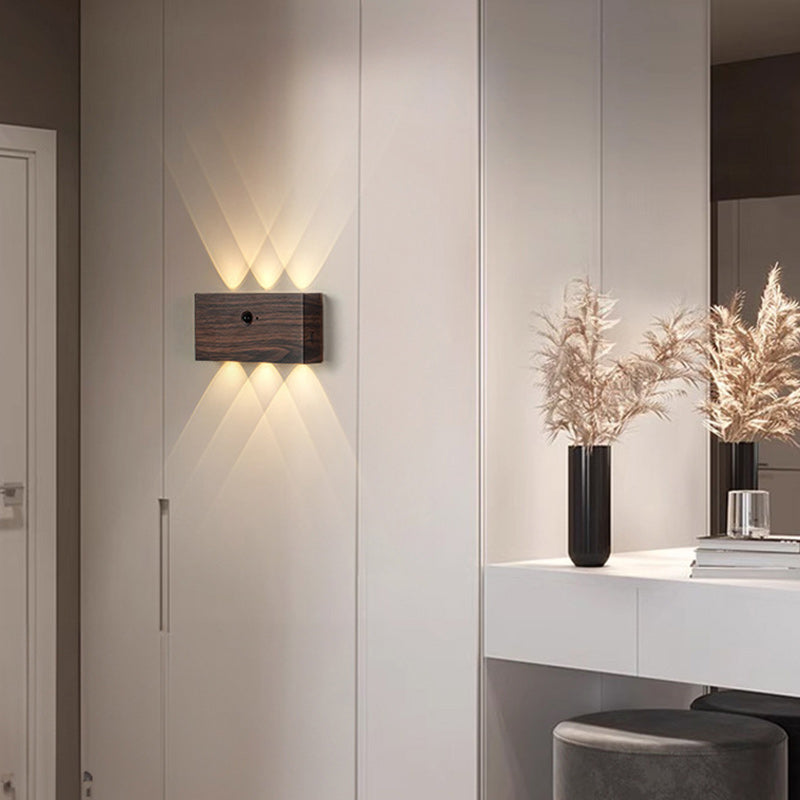 Human Body Sensing Rectangle Wall Lamp