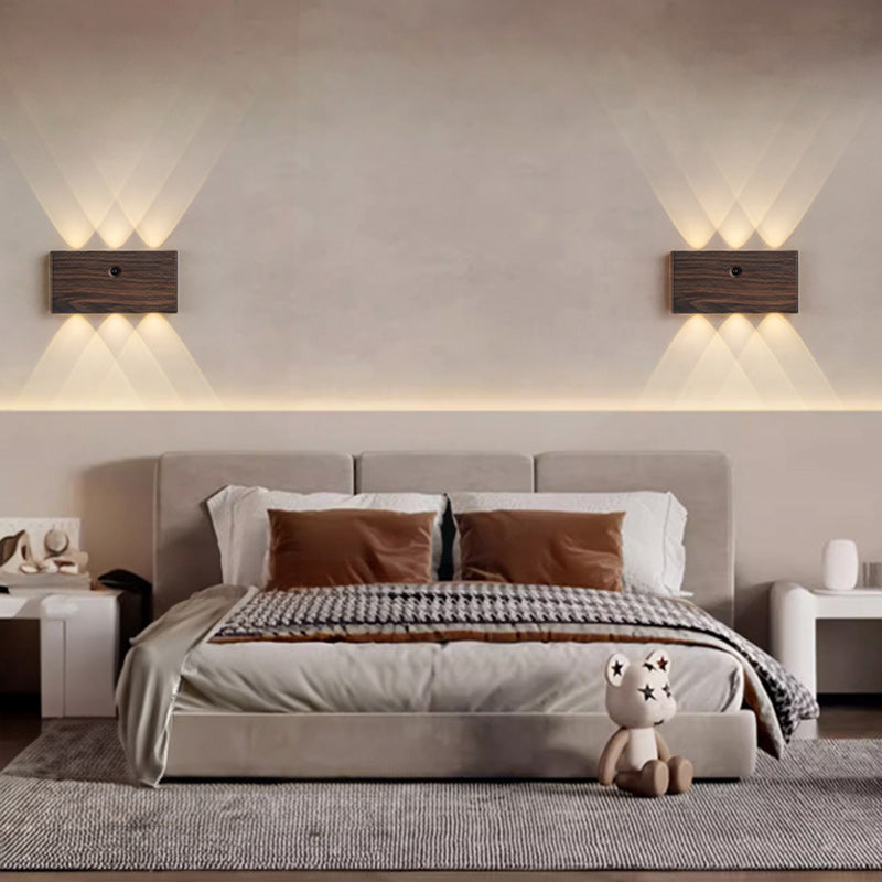Human Body Sensing Rectangle Wall Lamp
