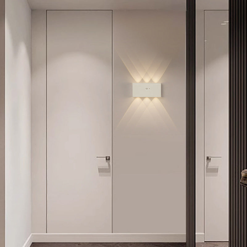 Human Body Sensing Rectangle Wall Lamp