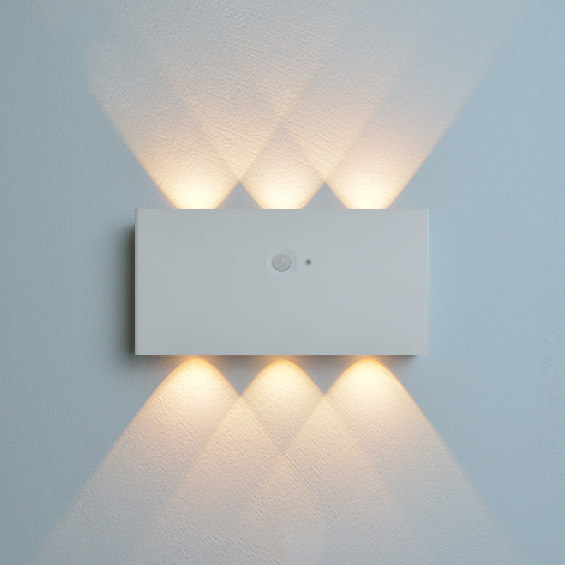 Human Body Sensing Rectangle Wall Lamp