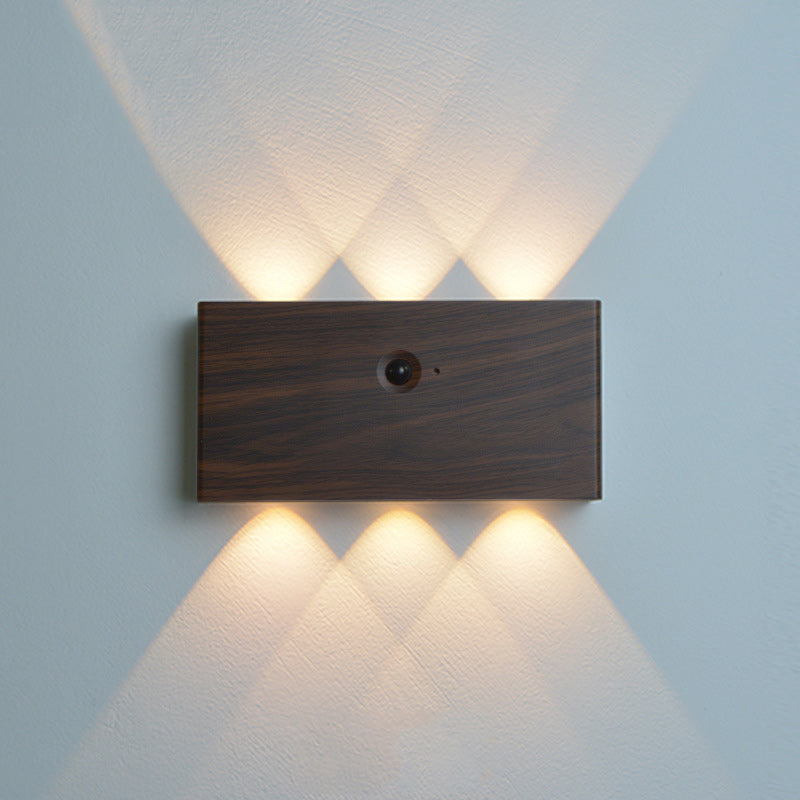 Human Body Sensing Rectangle Wall Lamp