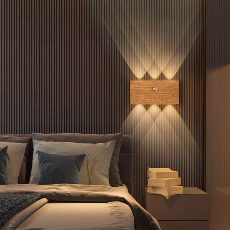 Human Body Sensing Rectangle Wall Lamp