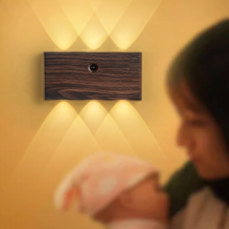 Human Body Sensing Rectangle Wall Lamp