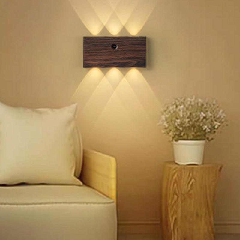 Human Body Sensing Rectangle Wall Lamp