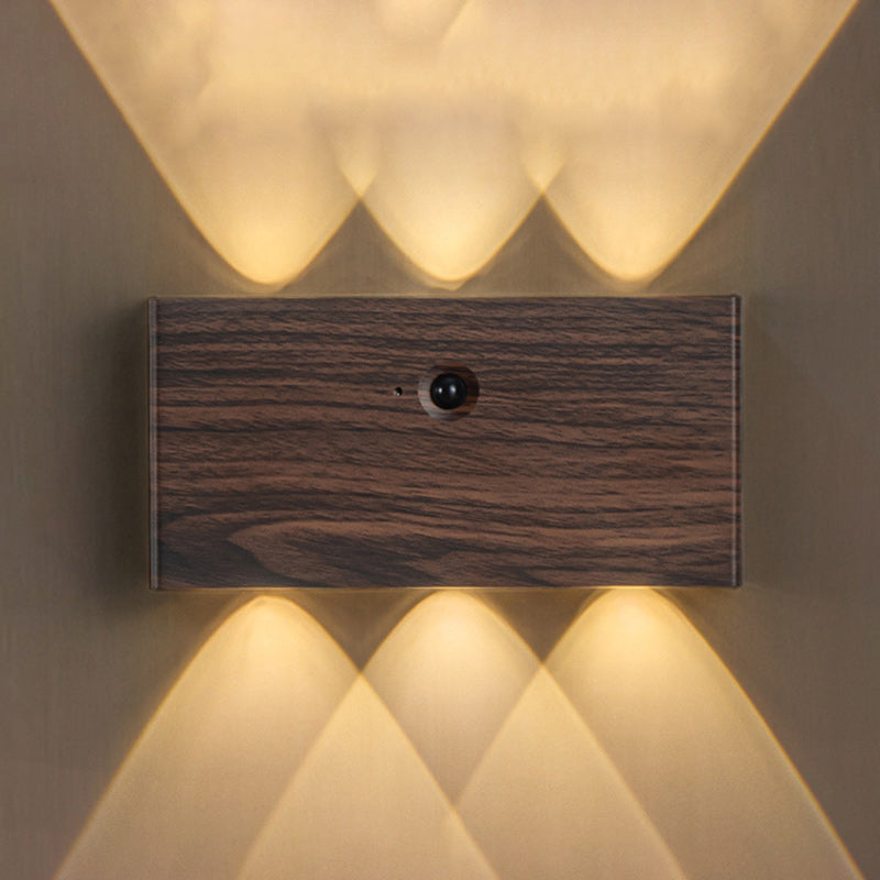 Human Body Sensing Rectangle Wall Lamp