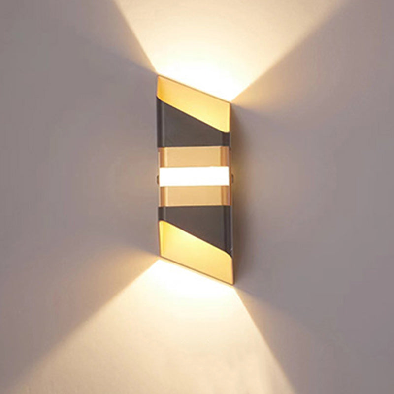 Rectangle Up Down Beam Outdoor Light