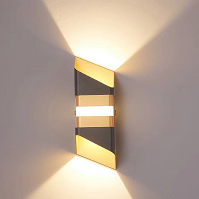 Rectangle Up Down Beam Outdoor Light