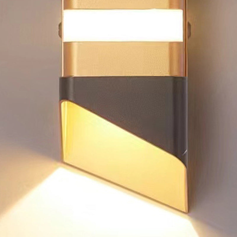 Rectangle Up Down Beam Outdoor Light