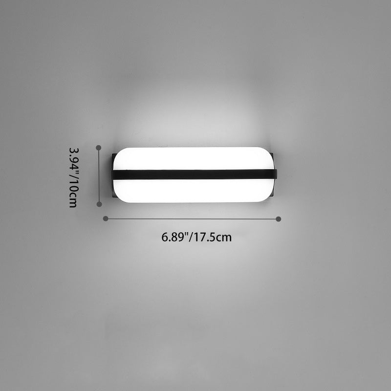 Cylinder Aluminum PC Patio Outdoor Light